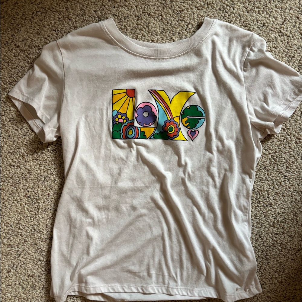 Sub_Urban Riot Cream Tee with Colorful Love Design